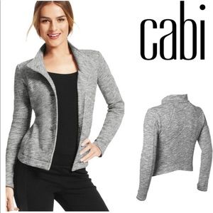 CAbi GRAY HEATHER HOURGLASS JACKET XS